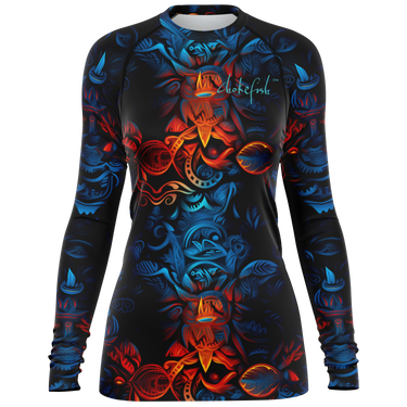 Chokefish™ Long Sleeve Rashguard Sun&Saltwater Woman's Shirt-006
